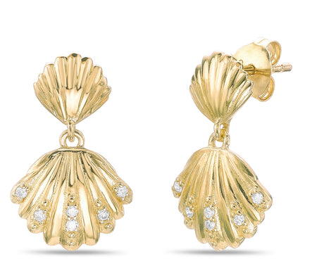 Dangle Shell Earrings