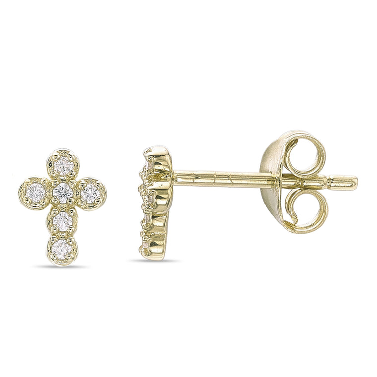 Cross Stud Earrings