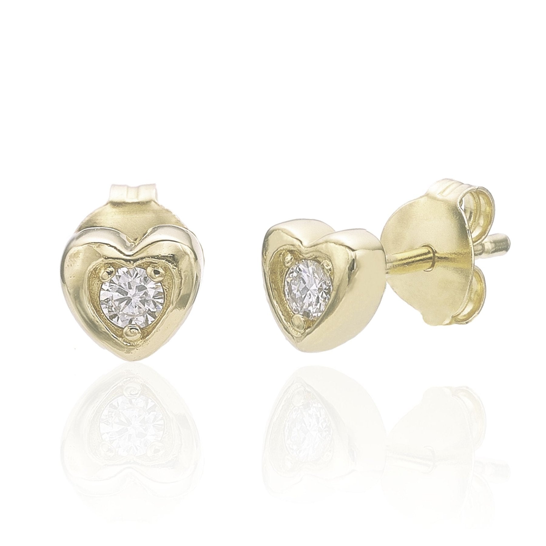 Heart Stud Earrings