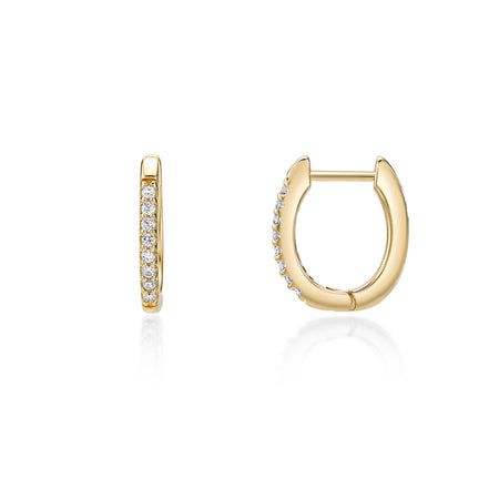 Oval Hoop Earrings