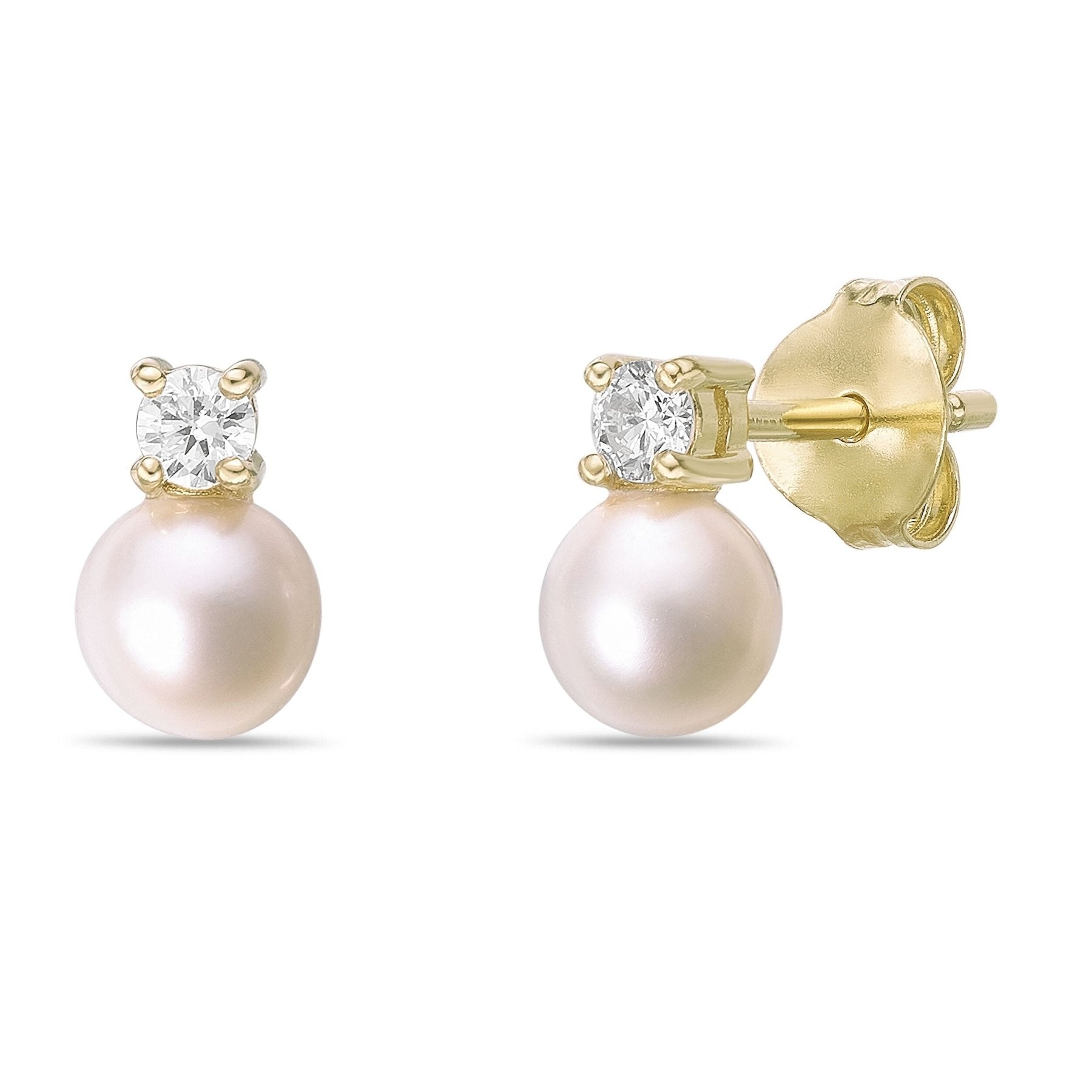 Pearl Stud Earrings