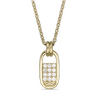 Oval Dog Tag Pendant