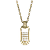 Oval Dog Tag Pendant