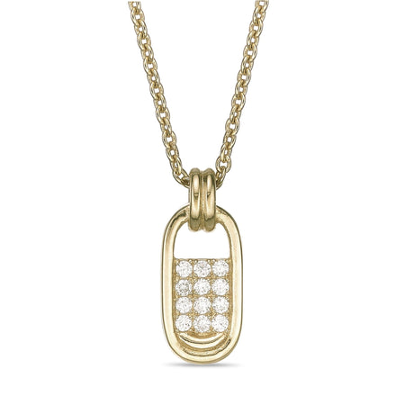 Oval Dog Tag Pendant