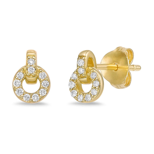 Lab Grown Diamond Small Chain Studs