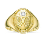 Butterfly Signet Ring