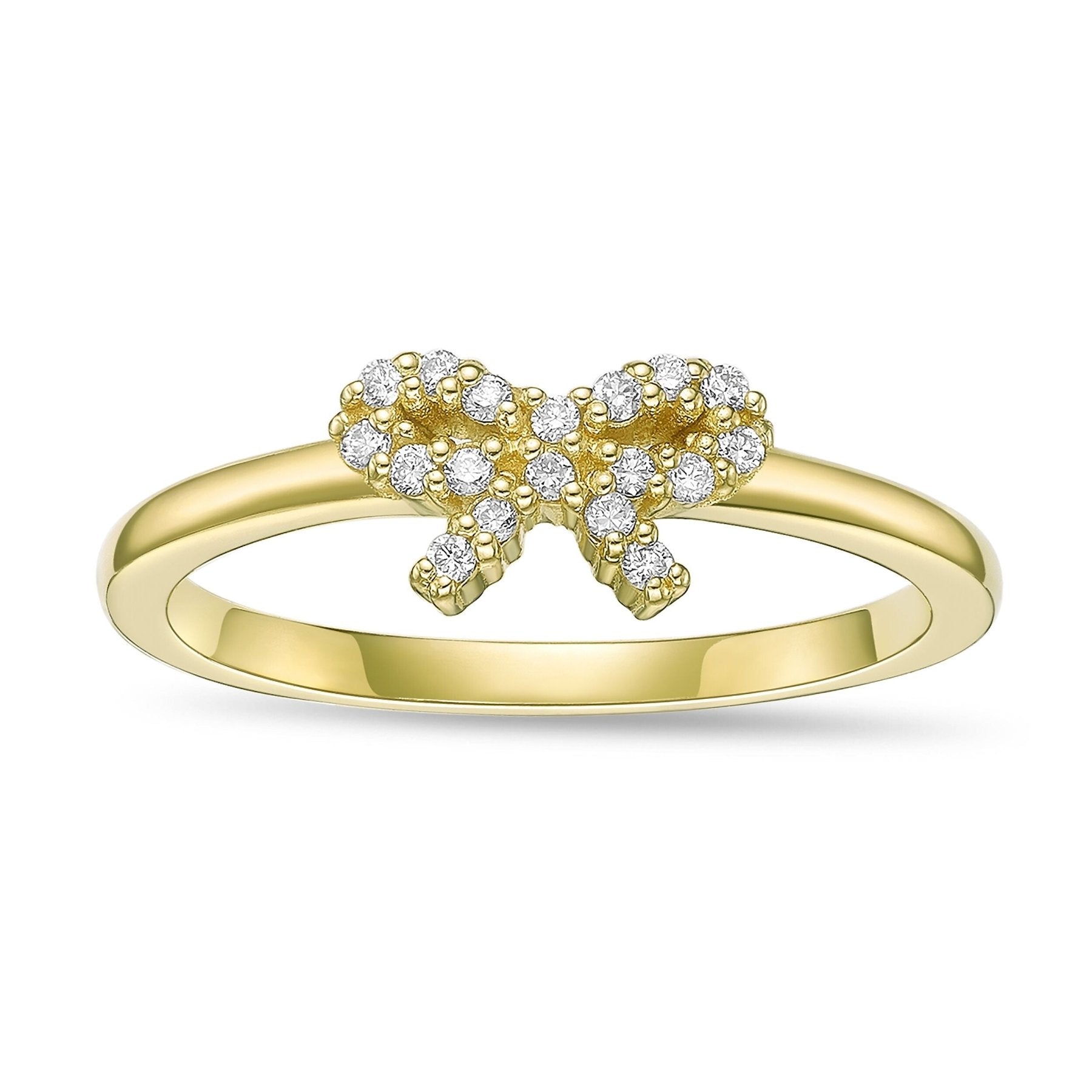 Lab Grown Diamond Bow Ring