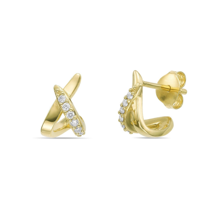 Crossover Cage Earrings