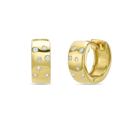 Thick Hoop Earrings