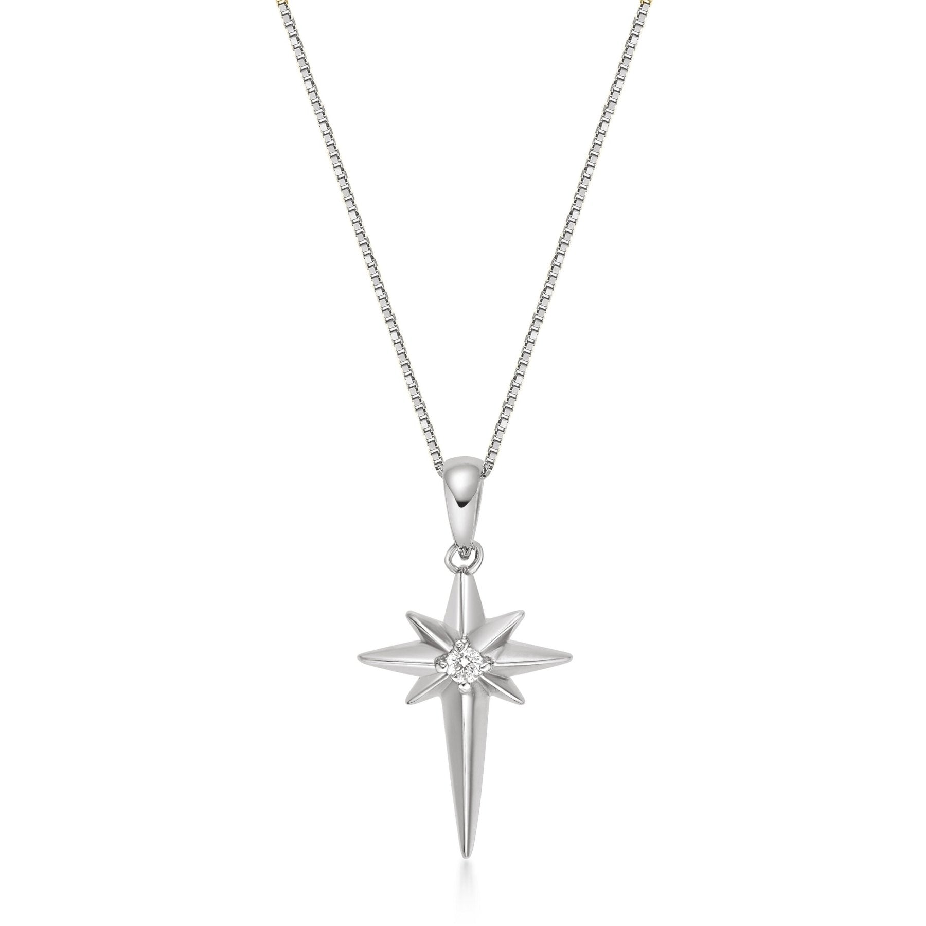 Lab Grown Diamond Star Necklace
