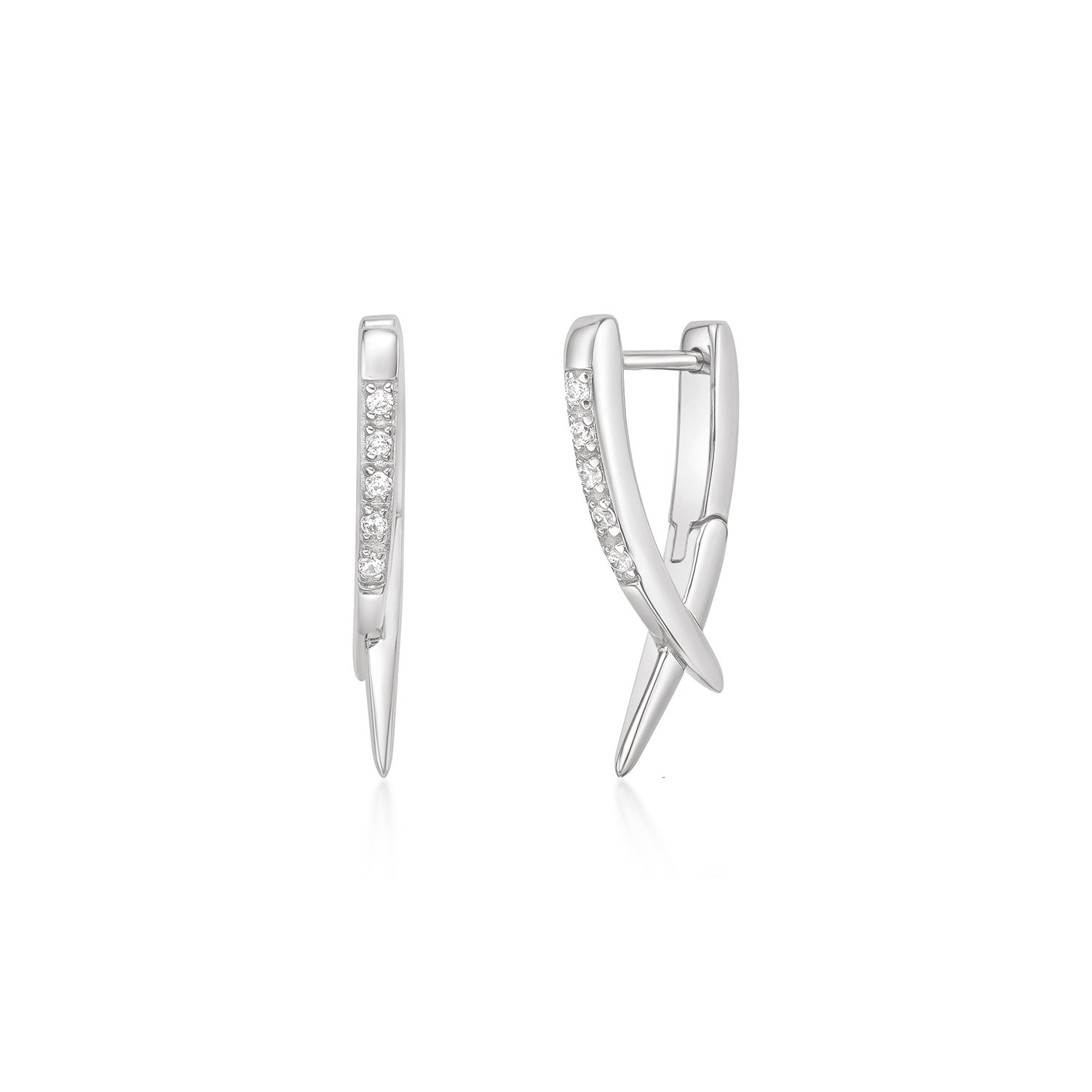 Lab Grown Diamond Spike Earrings