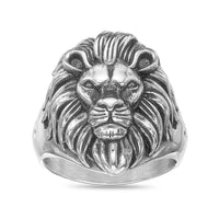Lion Head Ring in Stainless Steel