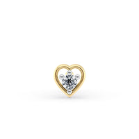 18 G (1.0 mm) Straight-Stud Nose Ring in 14K Yellow Gold