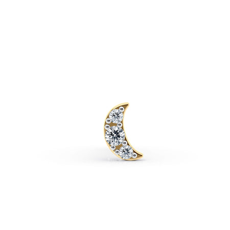 18 G (1.0 mm) Straight-Stud Nose Ring in 14K Yellow Gold