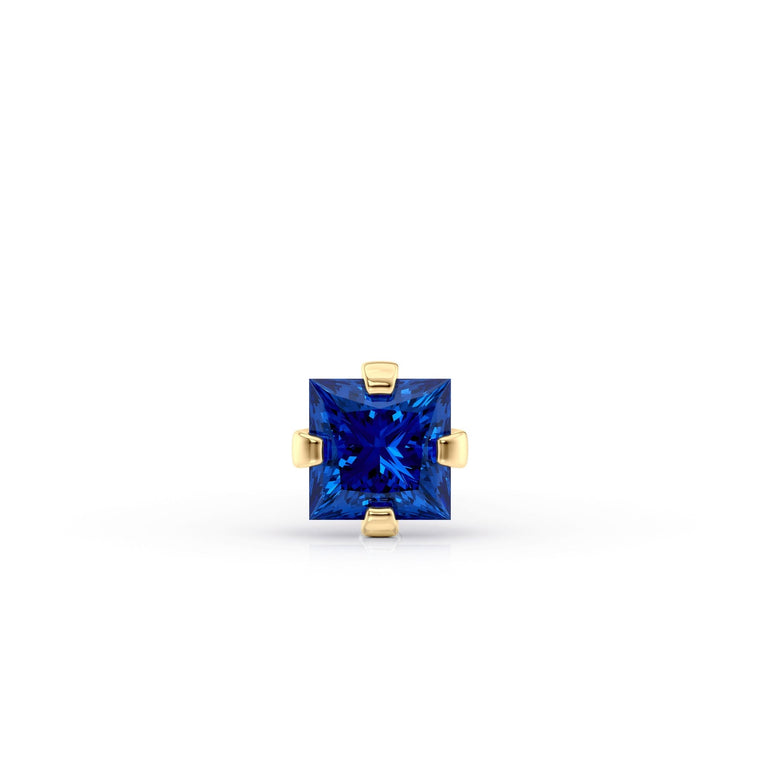 14K Cubic Zirconia Nose Stud - 20G