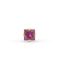 14K Cubic Zirconia Nose Stud - 20G