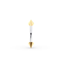 Banana Pin Eyebrow Piercing - 14G