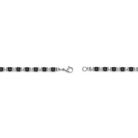 Beaded Bracelet in Black Ion Plated Stainless Steel