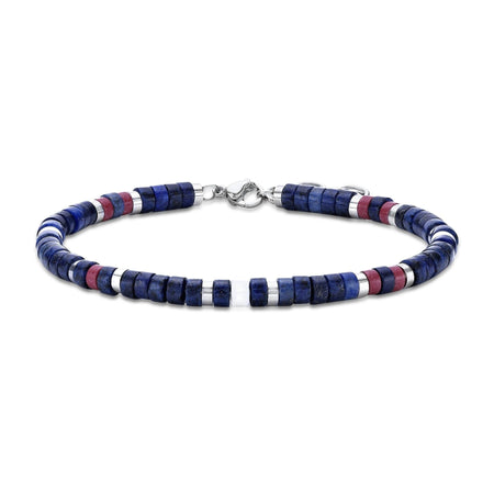 Beaded Bracelet in Stainless Steel
