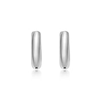 Plain Hoop Earring in Stainless Steel