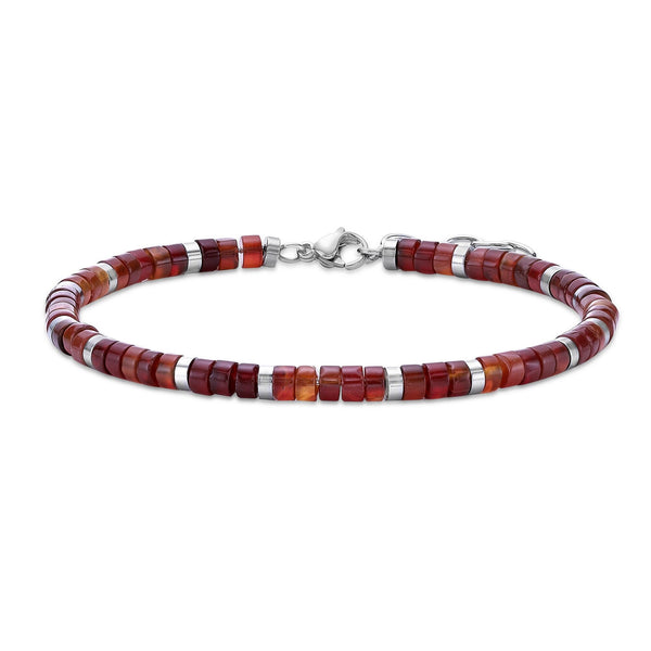 Beaded Bracelet in Stainless Steel