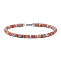 Beaded Bracelet in Stainless Steel