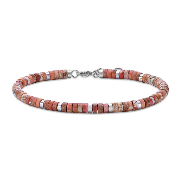 Beaded Bracelet in Stainless Steel