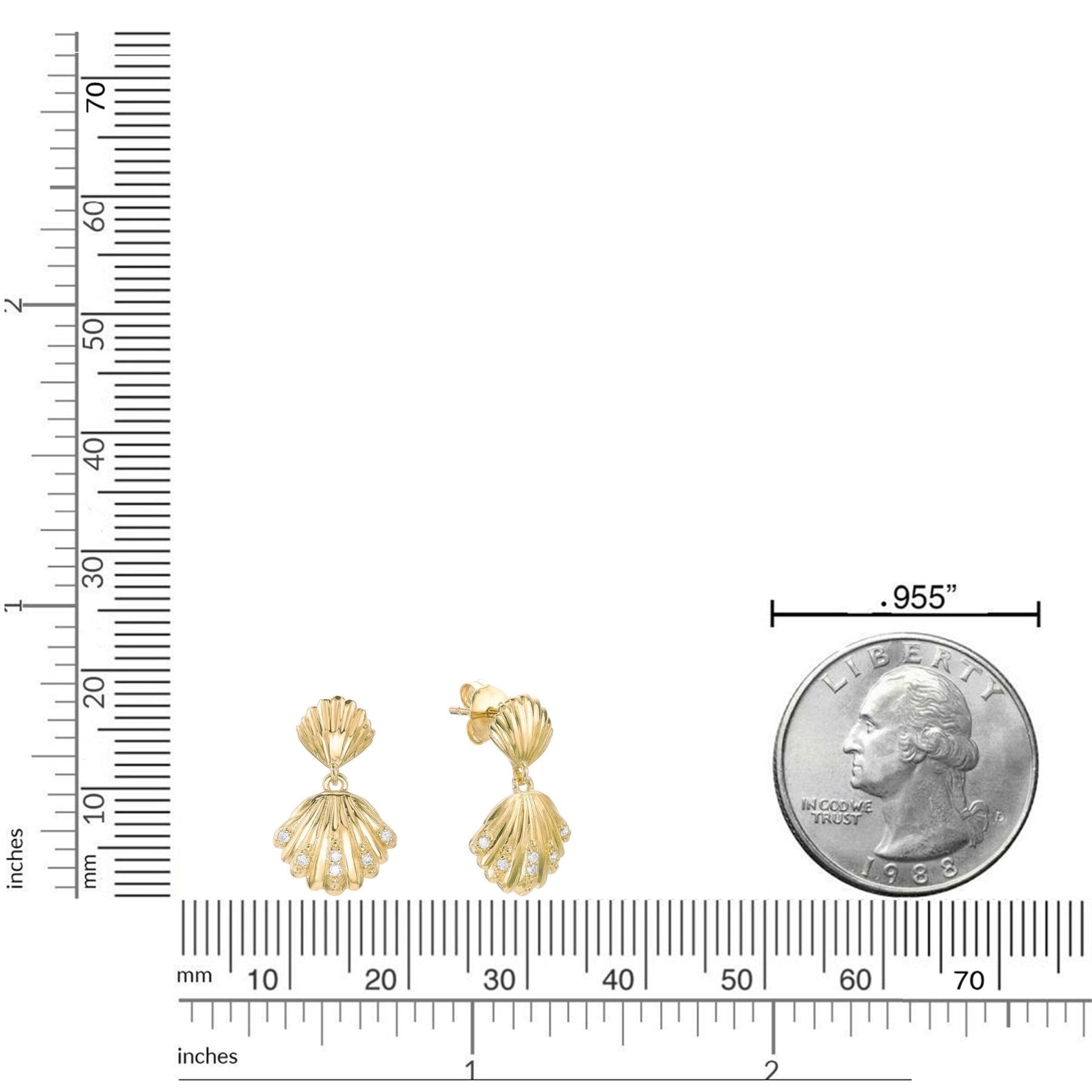 Dangle Shell Earrings