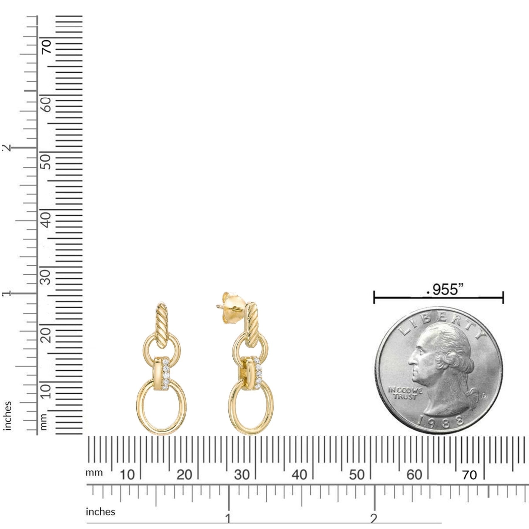 Linked Dangle Earring