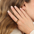 Slash Signet Ring