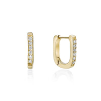 Rounded Huggie Earrings