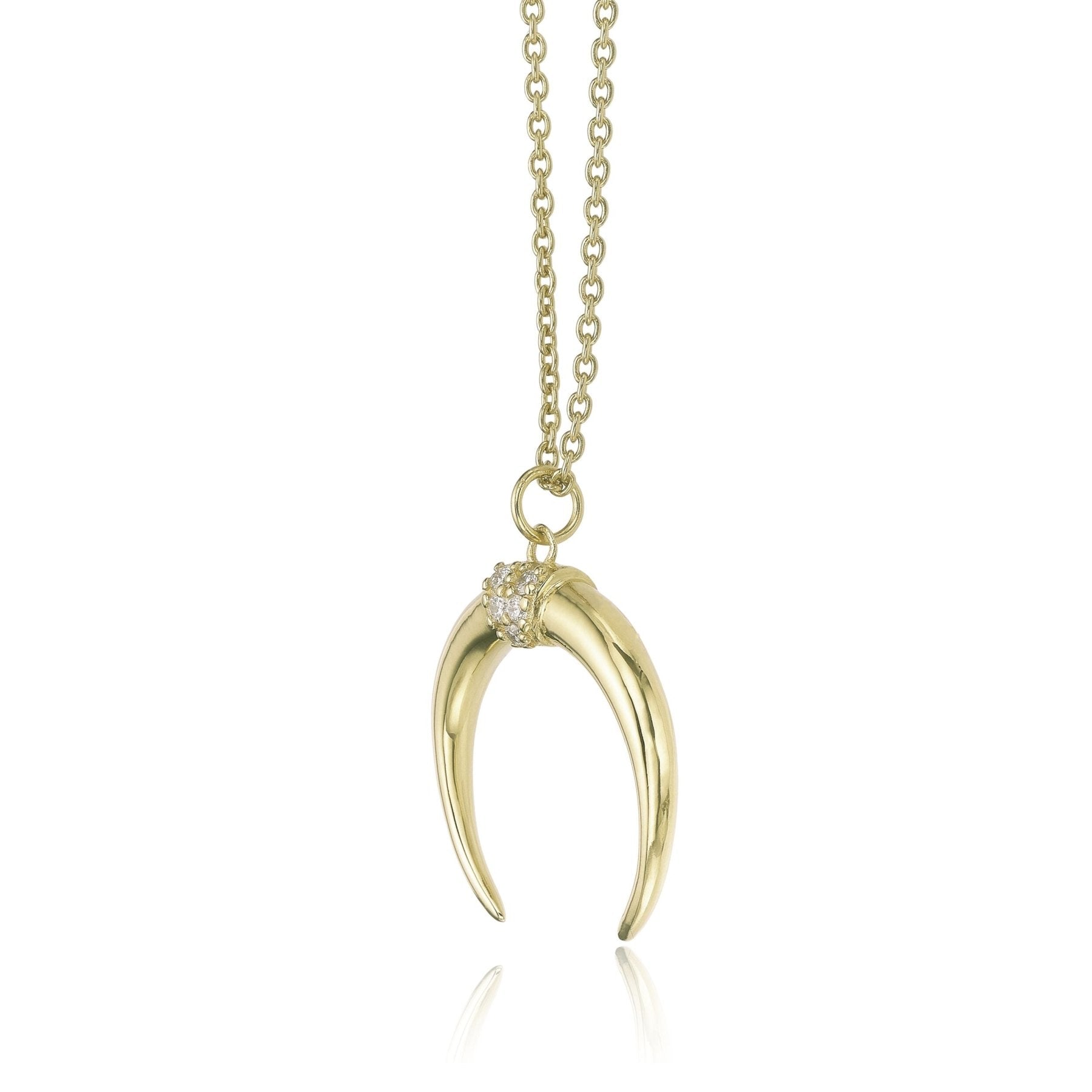 Crescent Pendant Necklace