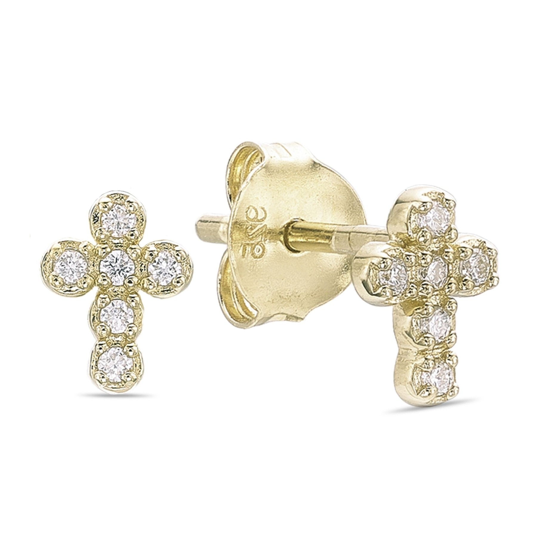 Cross Stud Earrings