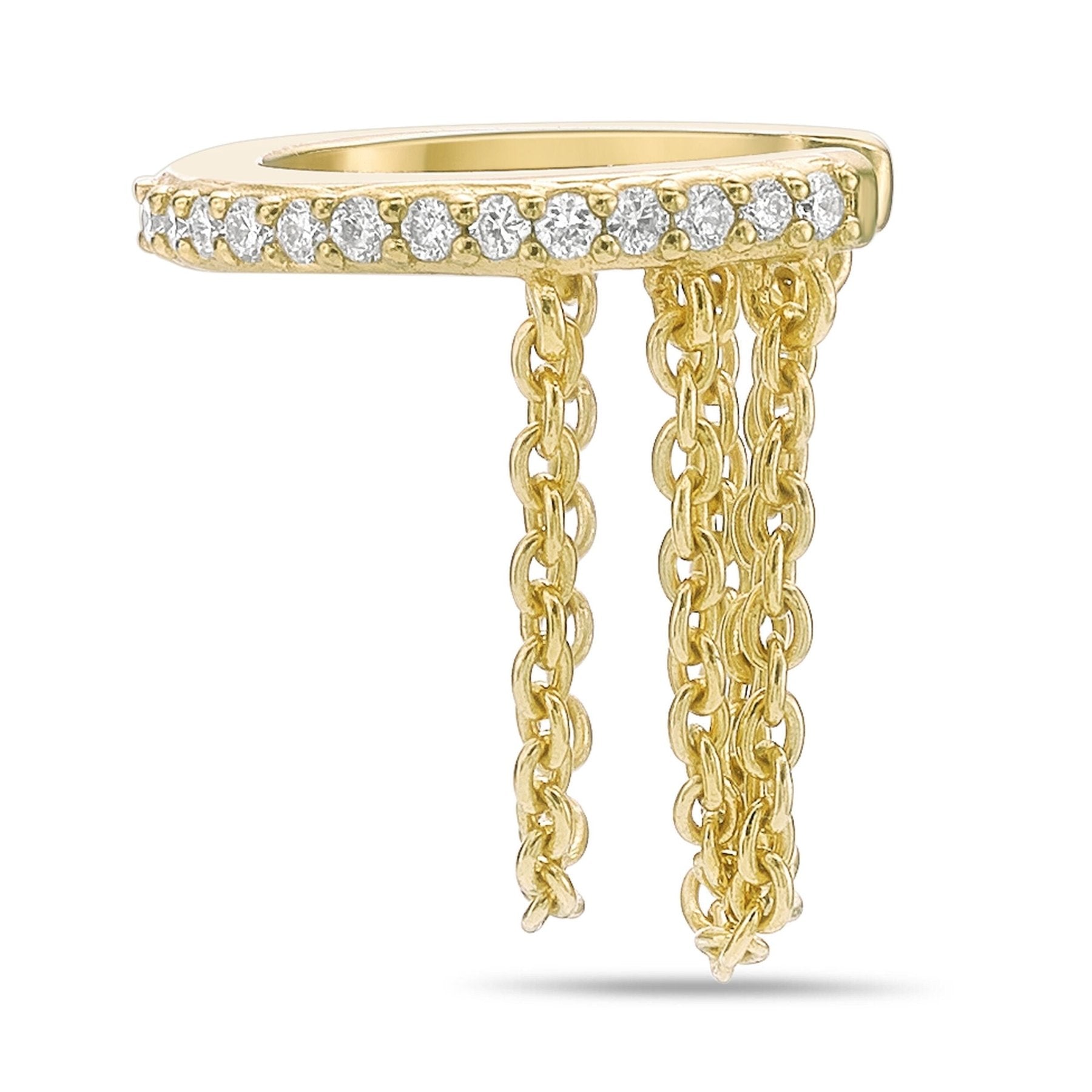 Dangle Chain Ear Cuff