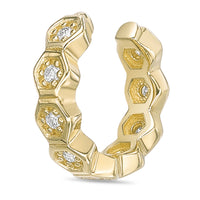 Hexagon Ear Cuff