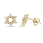 Star Of David Stud Earrings