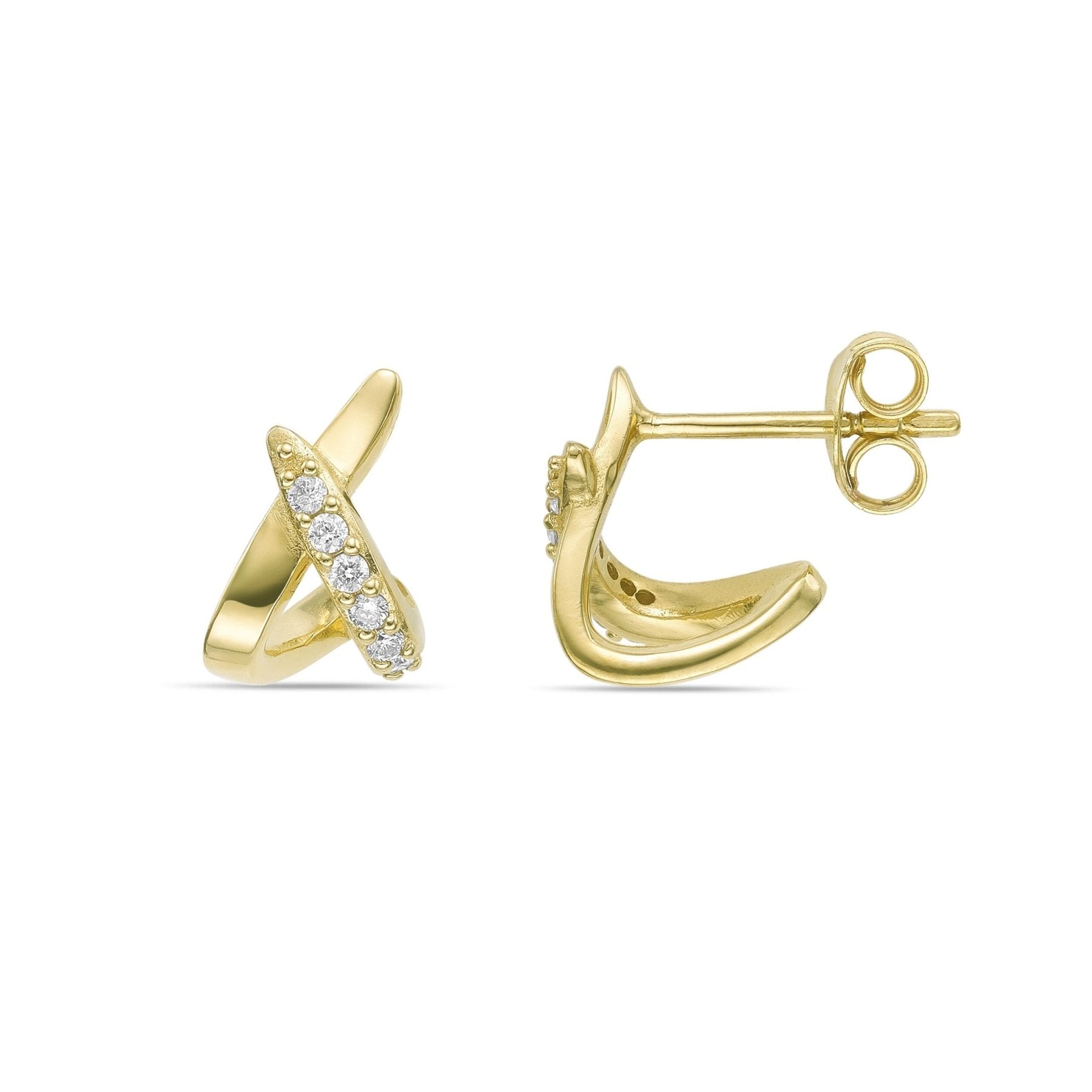 Crossover Cage Earrings