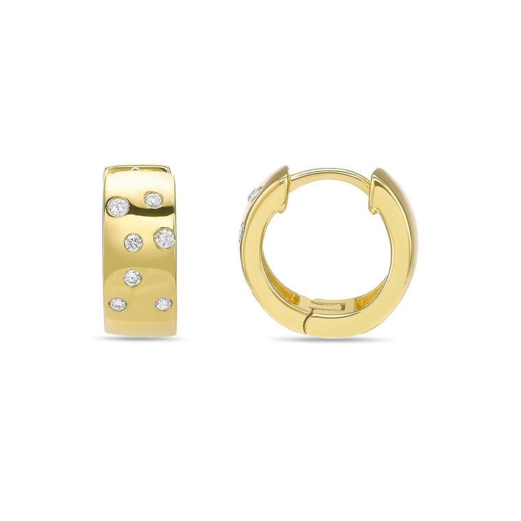 Thick Hoop Earrings