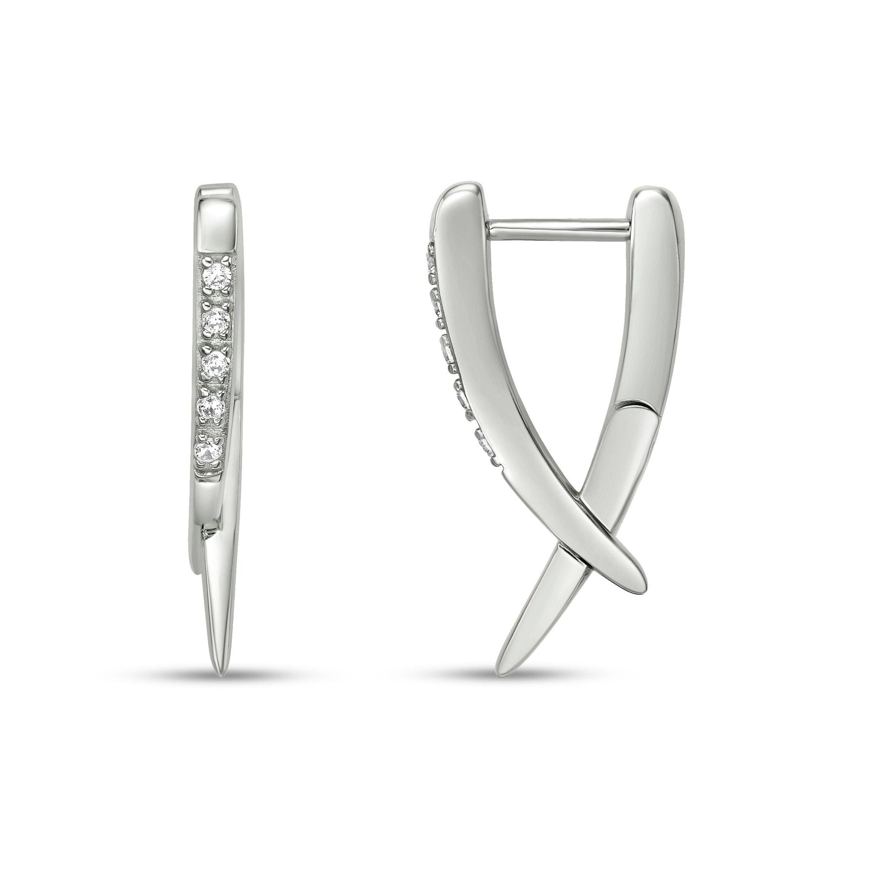 Lab Grown Diamond Spike Earrings