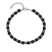 Beaded Bracelet in Stainless Steel