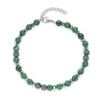 Beaded Bracelet in Stainless Steel