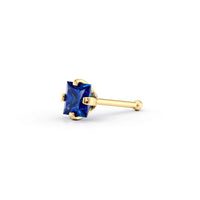 14K Cubic Zirconia Nose Stud - 20G