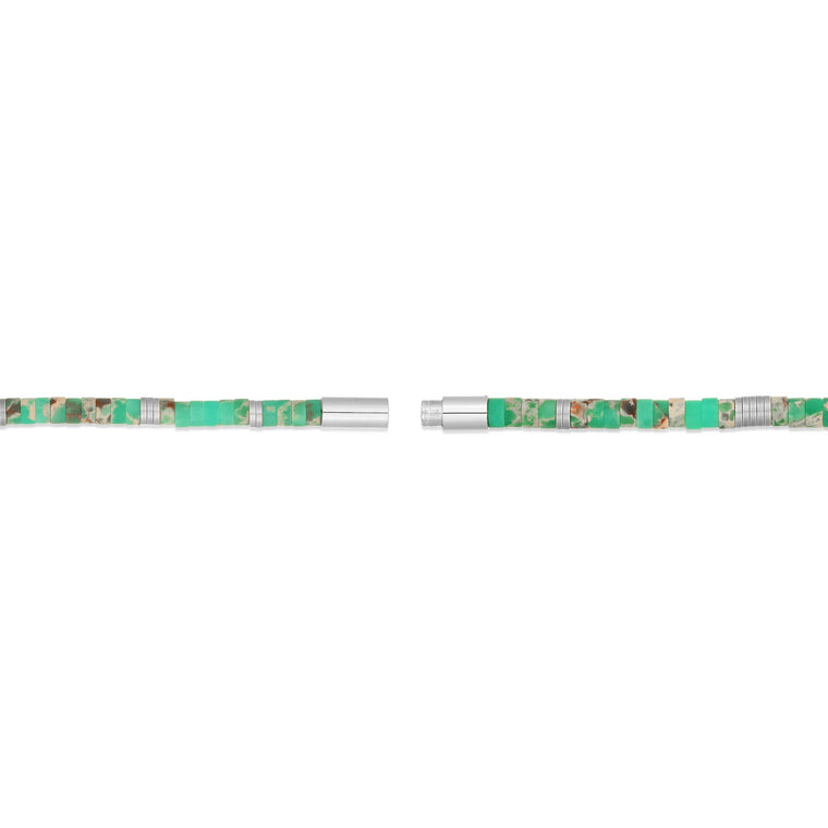 Beaded Bracelet in Stainless Steel