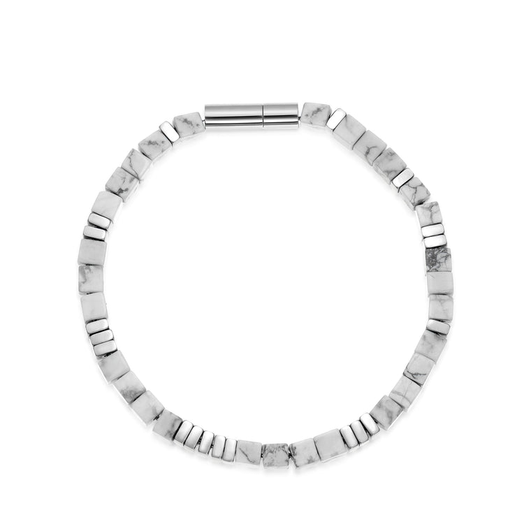 Beaded Bracelet in Stainless Steel