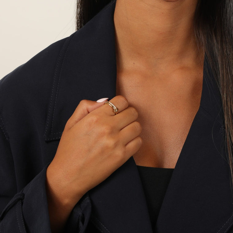 Interlocked Stackable Rings