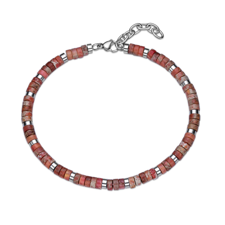 Beaded Bracelet in Stainless Steel