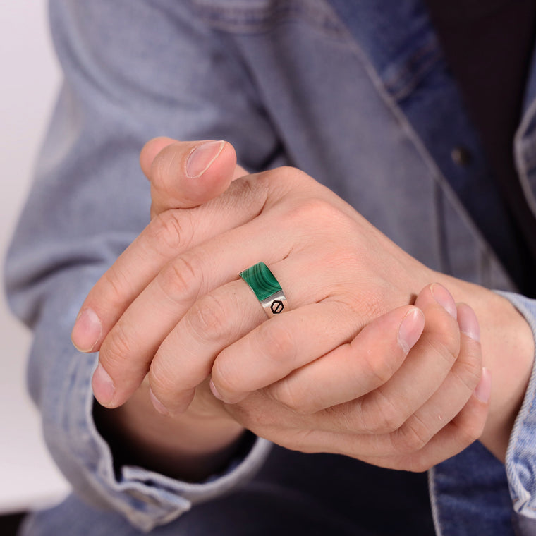 Rhombus Ring in Sterling Silver