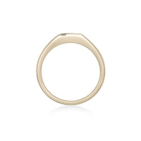 Slash Signet Ring