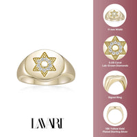 Star Of David Signet Ring