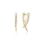 Lab Grown Diamond Spike Earrings